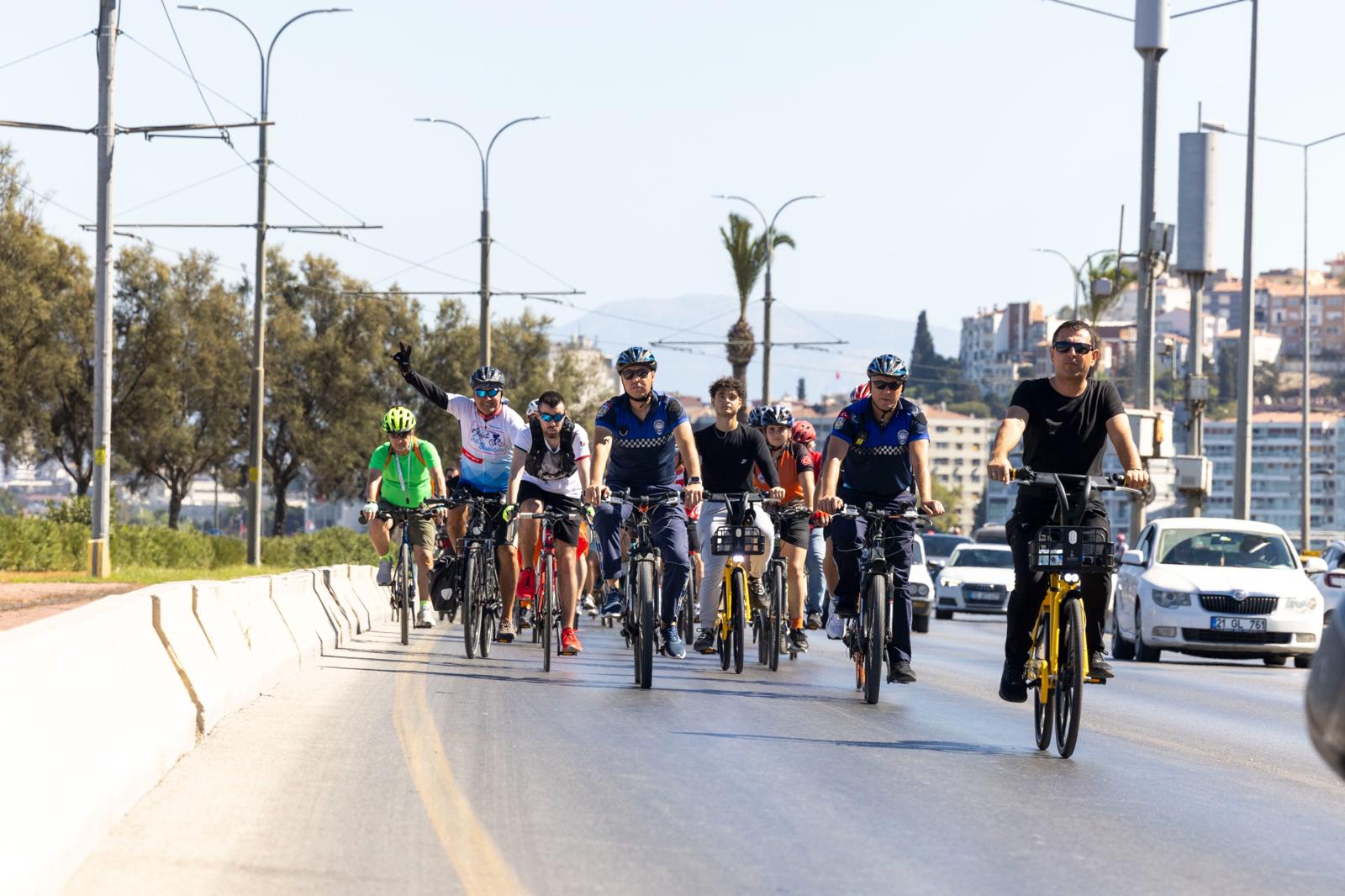 Sağlıklı yaşam ve temiz çevre için pedalladılar
