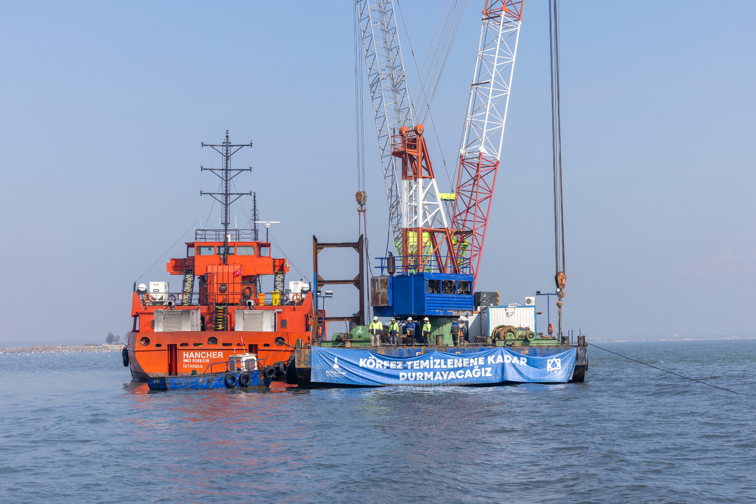 “Temiz Körfez” operasyonunda üç buçuk ay geride kaldı 200 bin ton çamur çıkarıldı