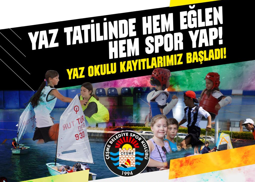Çeşme Belediye Spor Kulübü Yaz Spor Okulu başvuruları başladı