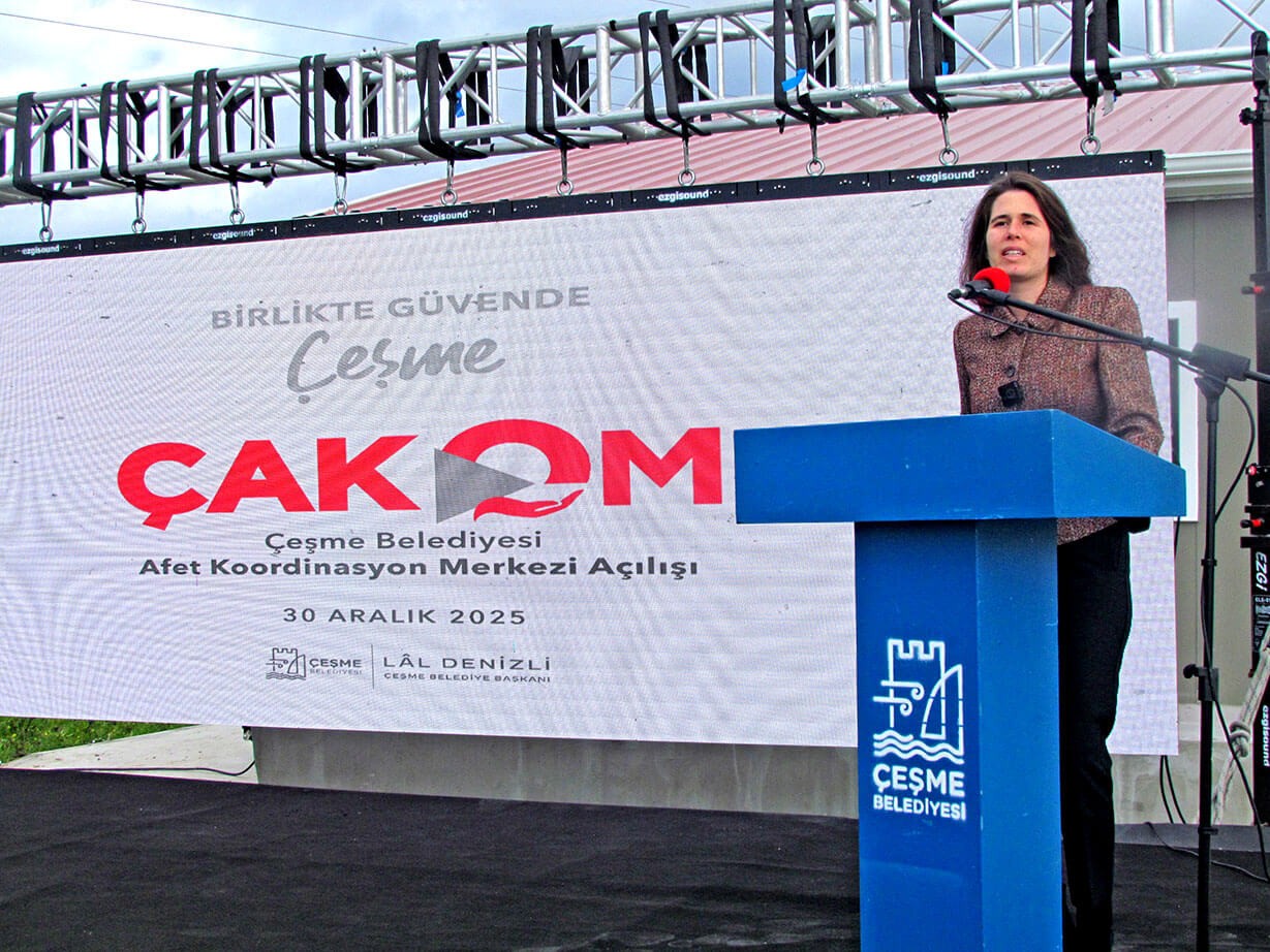 Çeşme Afet Koordinasyon Merkezi törenle açıldı