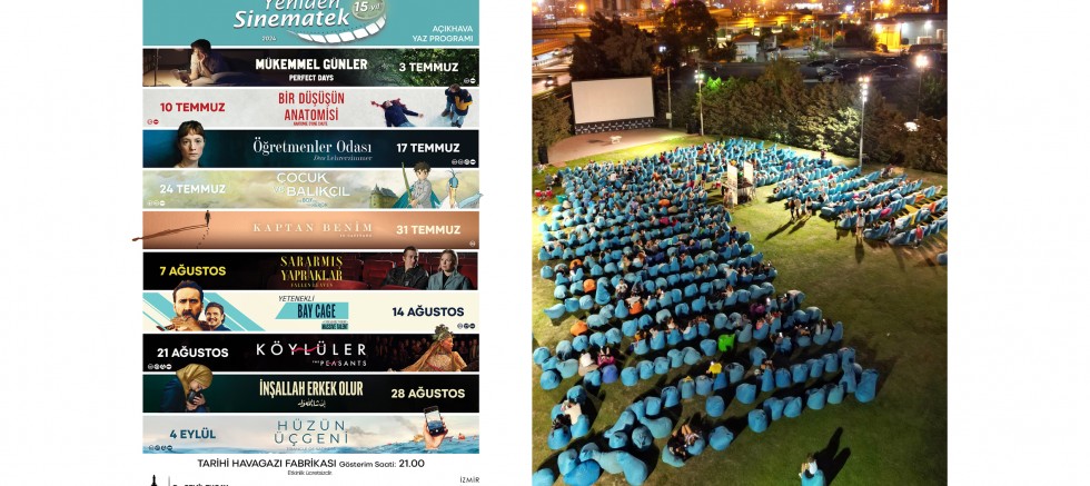 Açık havada sinema keyfi başlıyor