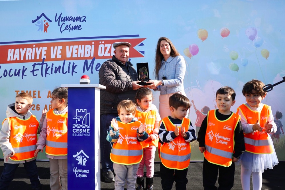 Çeşme Belediyesi, Alaçatı’da çocuklar için yeni bir yaşam alanının temelini attı