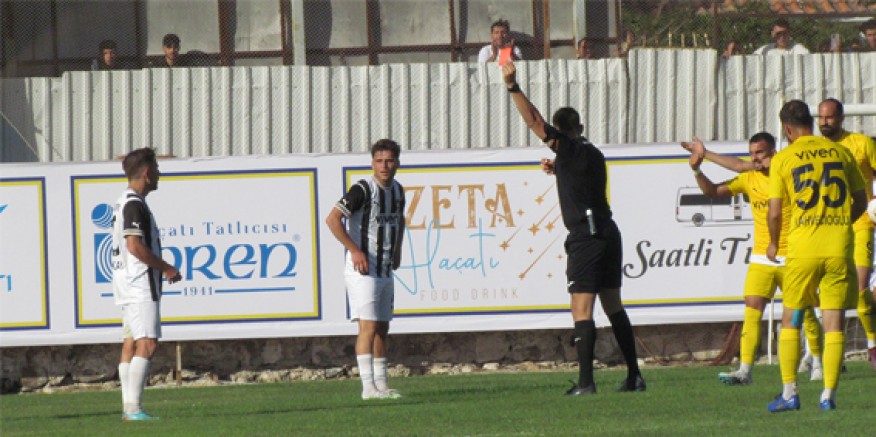 Çeşme Belediyespor'dan federasyona kırmızı kart itirazı