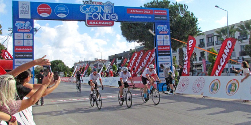 Çeşme'de Granfondo heyecanı 7. kez yaşandı
