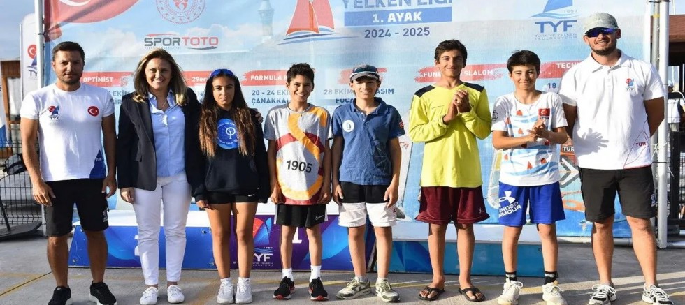 Çeşme’de, TYF Yelken Ligi ilk ayak yarışları tamamlandı