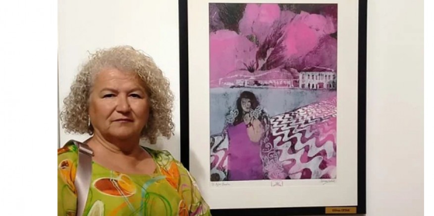Çeşmeli Resim Sanatçısı Gülnaz Ertan'a Birincilik Ödülü