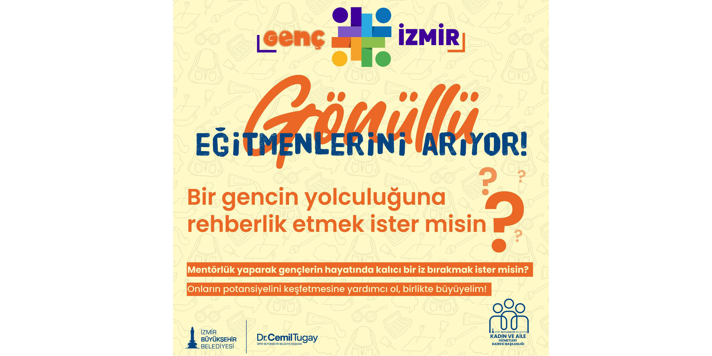 Genç İzmir gönüllü eğitmenlerini arıyor