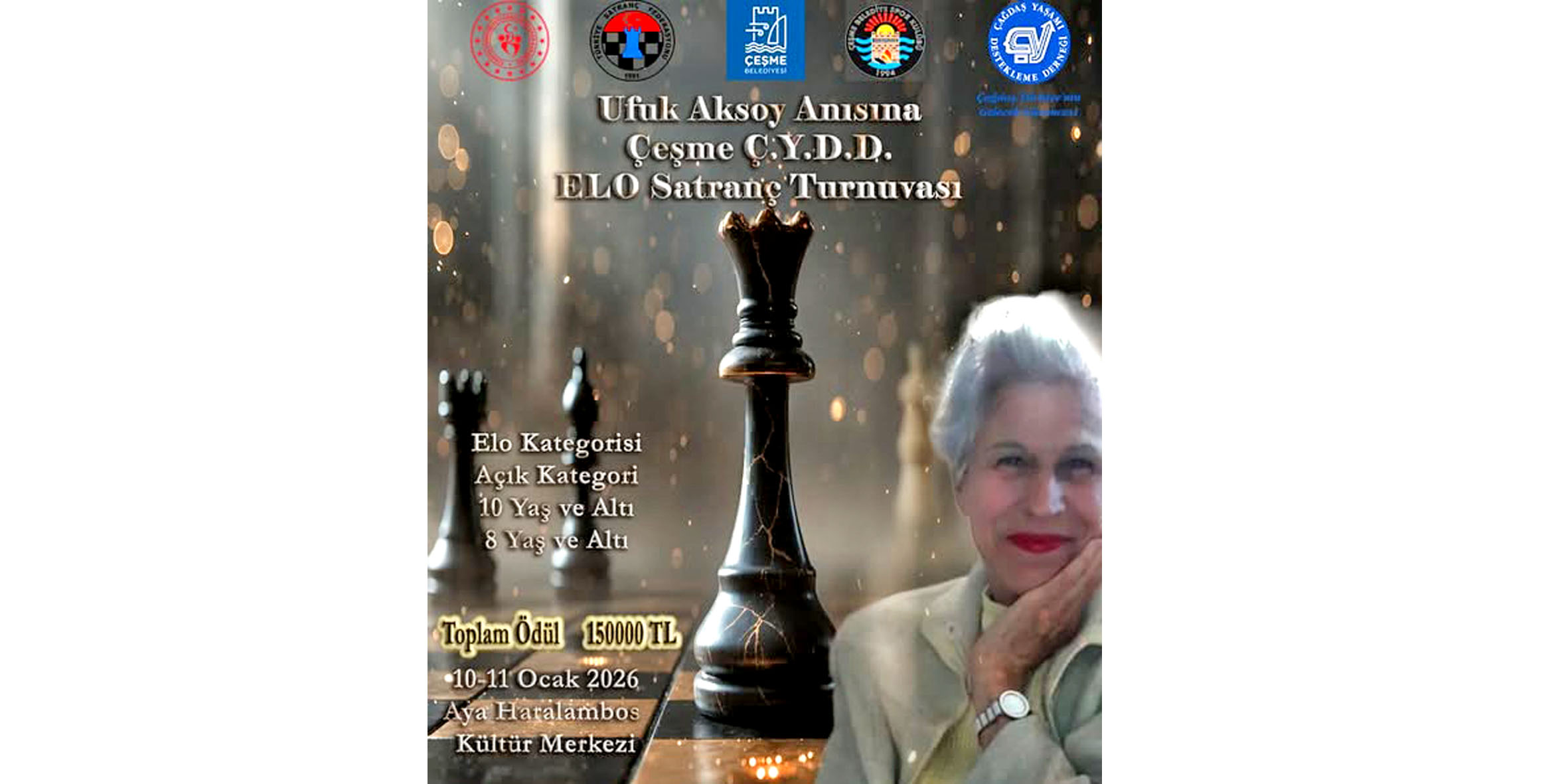 Çeşme’de, Ufuk Aksoy Anısına Satranç Turnuvası Düzenlenecek